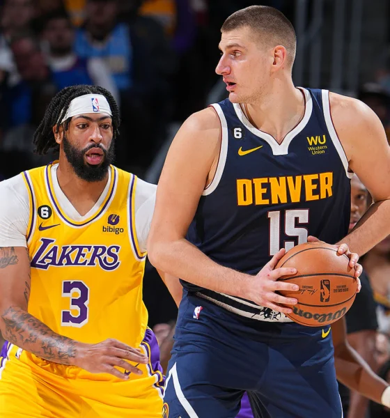 denver nuggets vs lakers match player stats