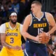 denver nuggets vs lakers match player stats