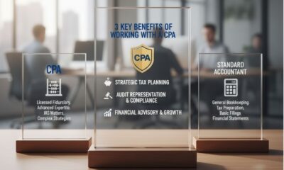 3 Key Benefits Of Working With A CPA Over A Standard Accountant