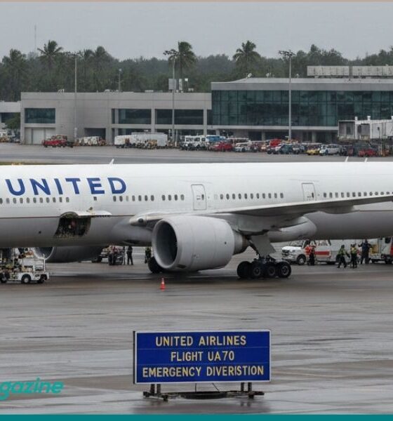 United Airlines Flight UA770 Emergency Diversion