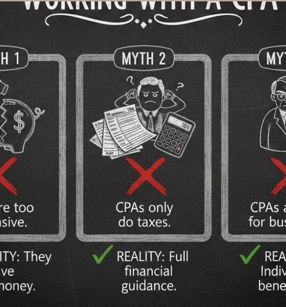 3 Common Myths About Working With A CPA