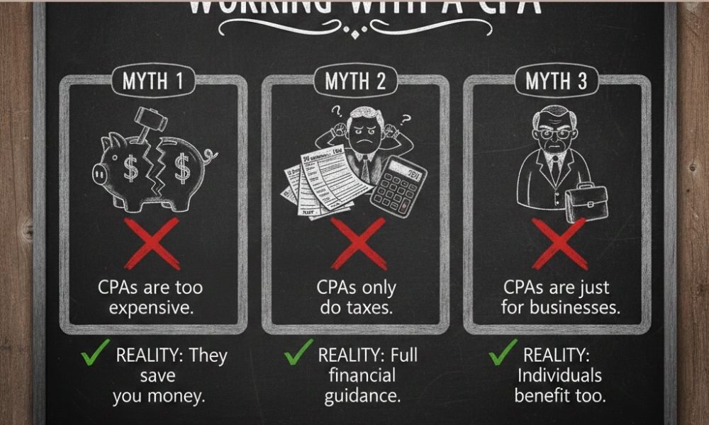 3 Common Myths About Working With A CPA