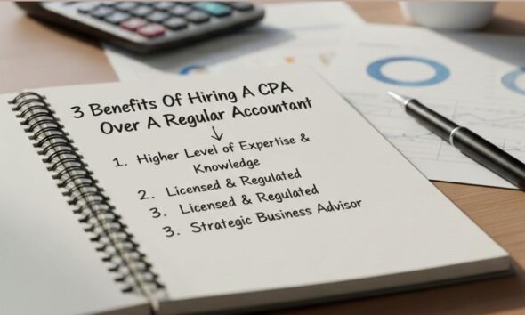 3 Benefits Of Hiring A CPA Over A Regular Accountant