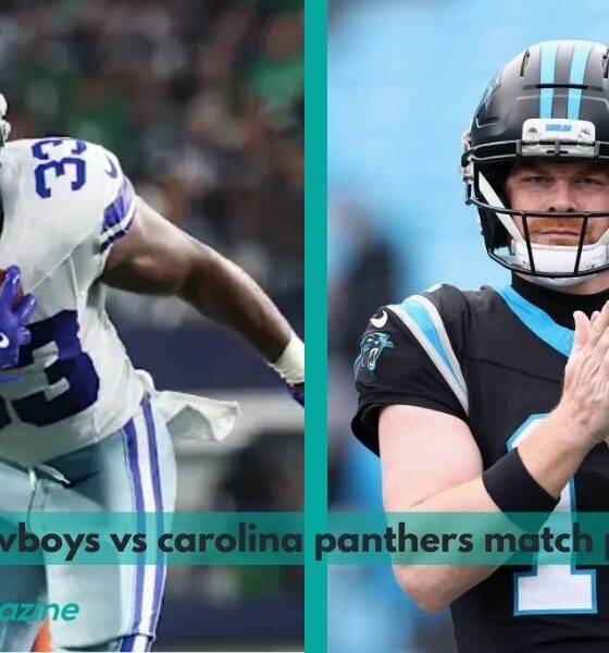 dallas cowboys vs carolina panthers match player stats