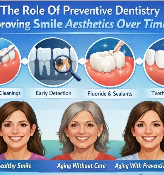 The Role Of Preventive Dentistry In Improving Smile Aesthetics Over Time