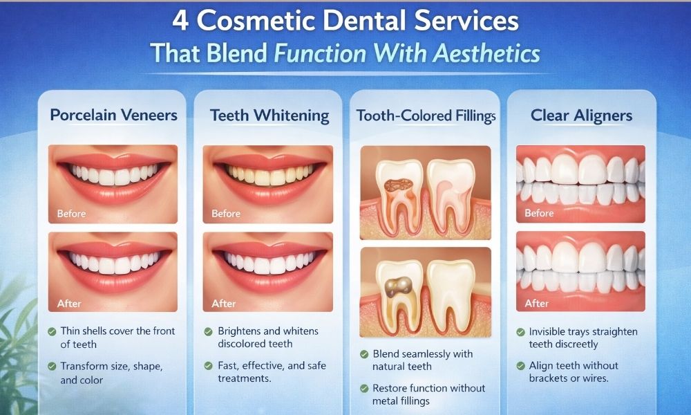 4 Cosmetic Dental Services That Blend Function With Aesthetics