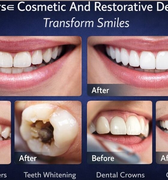 4 Ways Cosmetic And Restorative Dentistry Transform Smiles