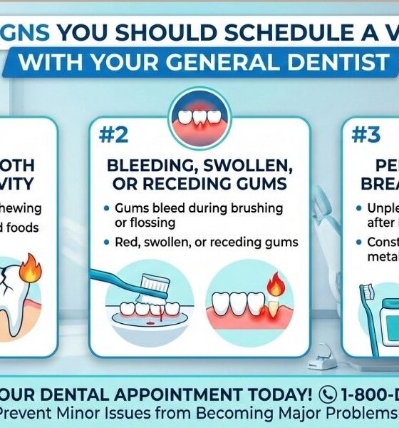 3 Signs You Should Schedule A Visit With Your General Dentist