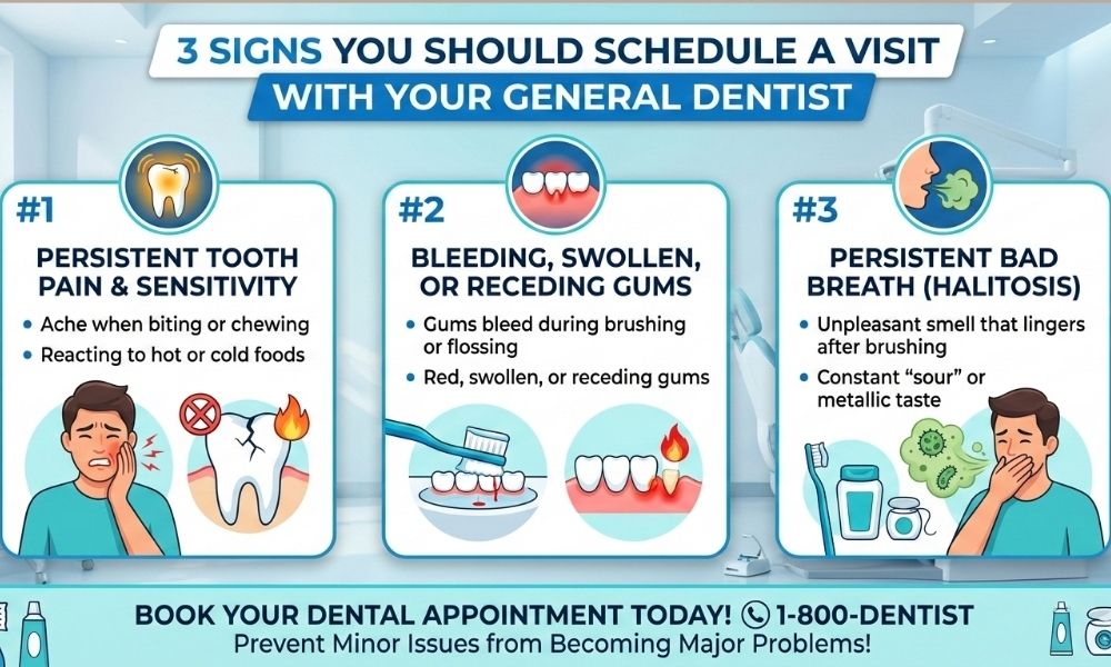 3 Signs You Should Schedule A Visit With Your General Dentist