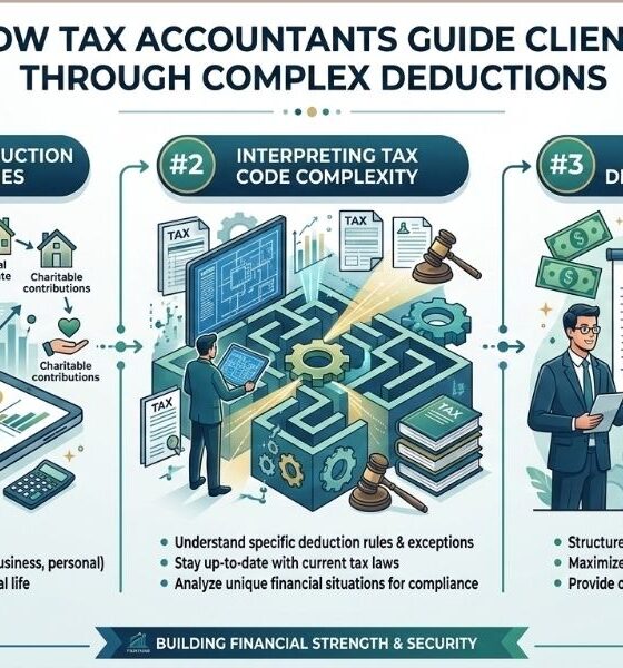 How Tax Accountants Guide Clients Through Complex Deductions