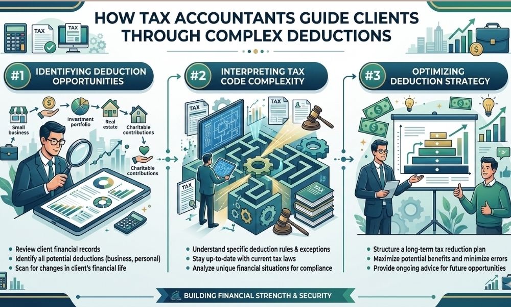 How Tax Accountants Guide Clients Through Complex Deductions