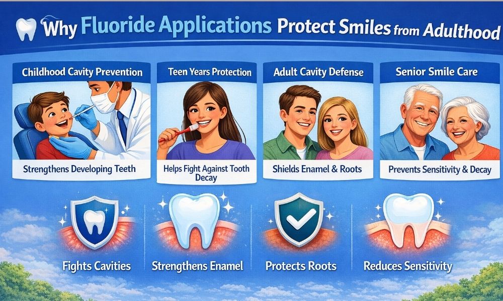 Why Fluoride Applications Protect Smiles From Childhood To Adulthood