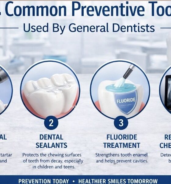 4 Common Preventive Tools Used By General Dentists