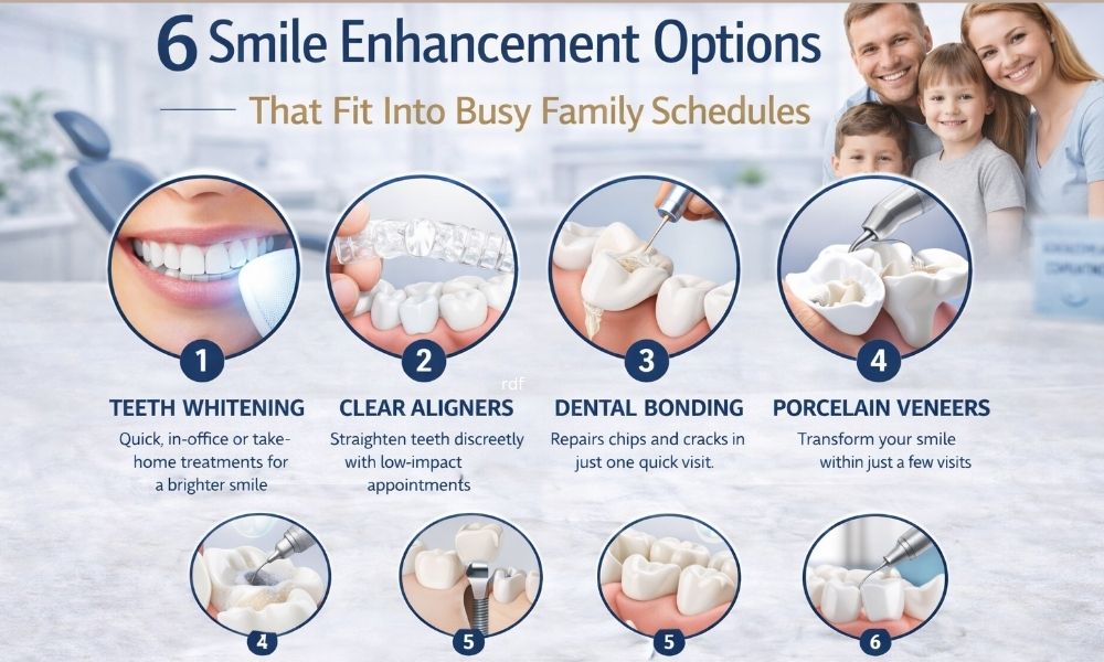 6 Smile Enhancement Options That Fit Into Busy Family Schedules